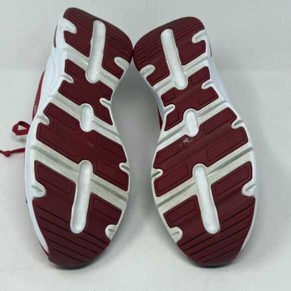 Skechers Arch Fit Vivid Memory Sneakers Womens 9.5 Red Mesh Walking Shoes - Picture 13 of 16
